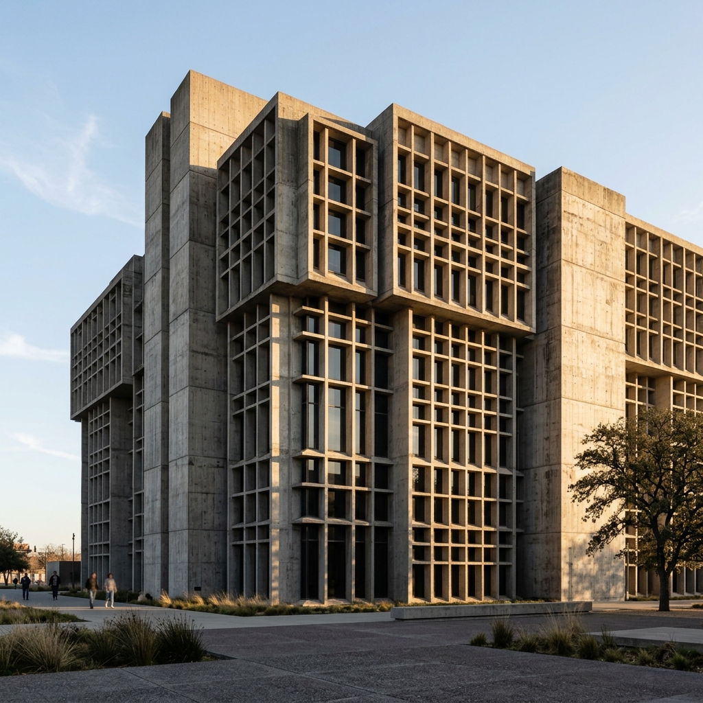 Brutalist Concrete Background